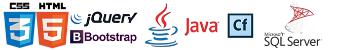 css html JQUERY bootstrap java sql